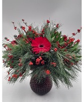 Have a Berry Merry Christmas  vase