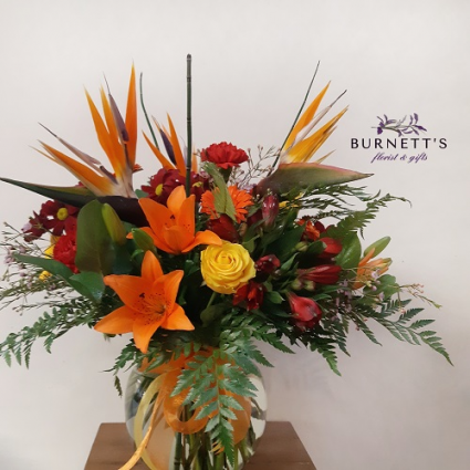 Hawaiian Burst Vase Arrangement