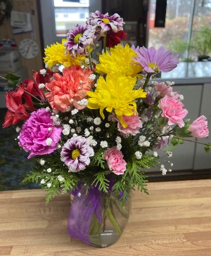 HCF colorful arrangements Anytime bouquet 