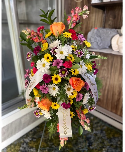 HCF Standing Spray Funeral spray