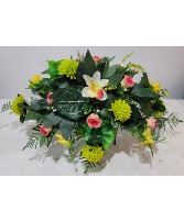 Headstone Saddle Cemetery Silk