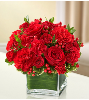 Healing Tears™ All Red Sympathy Arrangement in Croton On Hudson, NY | Cooke's Little Shoppe Of Flowers