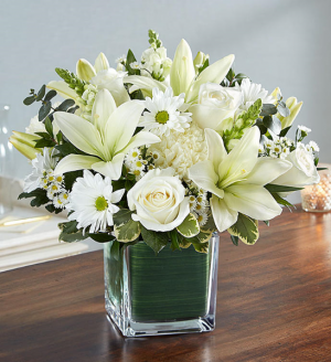 Healing Tears™ All White Sympathy / All Occasions in Las Vegas, NV | All In Bloom Healing Tears™ All White Sympathy / All Occasions in Las Vegas, NV | All In Bloom