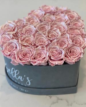 Heart Box- Eternity Roses  Roses that last a year