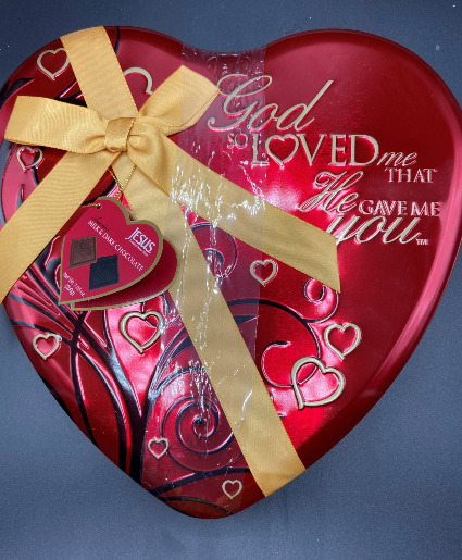 Heart Box of Chocolates Candy