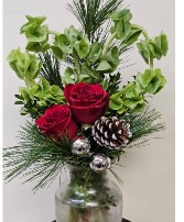 Heart Christmas  Vase arrangement 