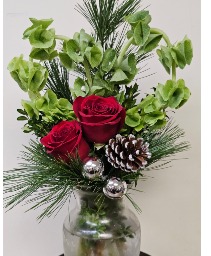 Heart Christmas  Vase arrangement 