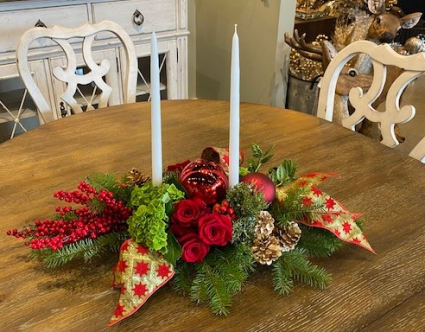 Heart of Christmas Holiday Centerpiece