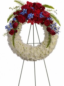 Reflections of Glory Wreath in Lauderhill, FL | BLOSSOM STREET FLORIST Reflections of Glory Wreath in Lauderhill, FL | BLOSSOM STREET FLORIST