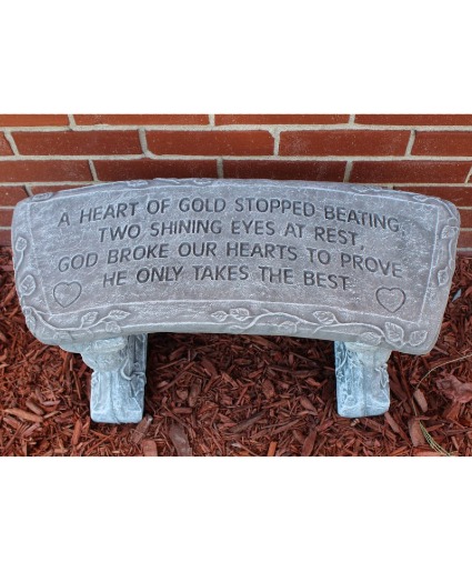 Heart of Gold Bench Gift
