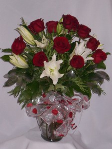 HEART OF MINE - Roses & Oriental Lilies Valentine's Day Roses, Anniversary Roses, Birthday Roses, Wedding Roses, Holiday Roses in Prince George, BC | AMAPOLA BLOSSOMS FLOWERS HEART OF MINE - Roses & Oriental Lilies Valentine's Day Roses, Anniversary Roses, Birthday Roses, Wedding Roses, Holiday Roses in Prince George, BC | AMAPOLA BLOSSOMS FLOWERS