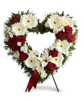 Heart of Remembrance Sympathy Wreath