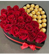 Heart Of Roses And Chocolate 