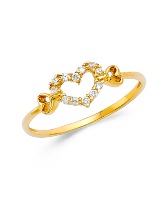 Heart Ring 14k 