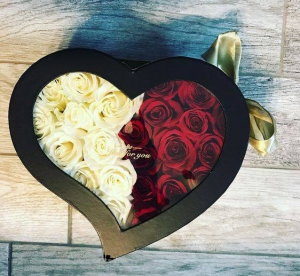 Window Heart Box Your Choice of Color in Arlington, TX | Erinn's Creations Florist Window Heart Box Your Choice of Color in Arlington, TX | Erinn's Creations Florist