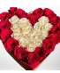 Heart roses 