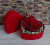 Heart Shape Rose Box 