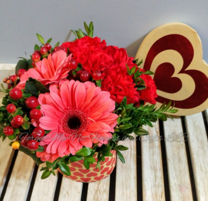 Heart Shaped Box Bouquet