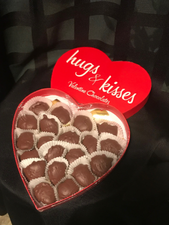 Heart Shaped Box of Premium Turtles Valentine Candy