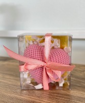 Heart-Shaped Candle Handmade Gift