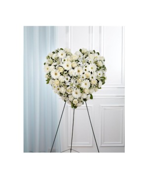 SOLID HEART SPRAY Funeral arrangement