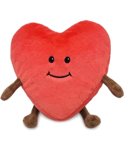 Heart Shaped Microwavable weighted stuffy 