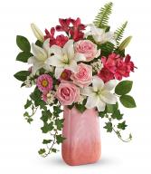 ****** sold out ****Pink n' Peach Paradise Bouquet T20M500A By Teleflora