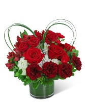 Heart to Heart Flower Arrangement