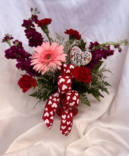 Heart To Heart Valentine's Arrangemtent