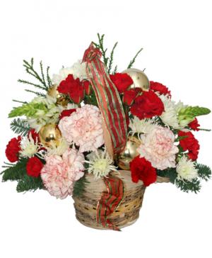 Christmas Floral Baskets — Accents by Michele Flower Studio and Flower  Delivery