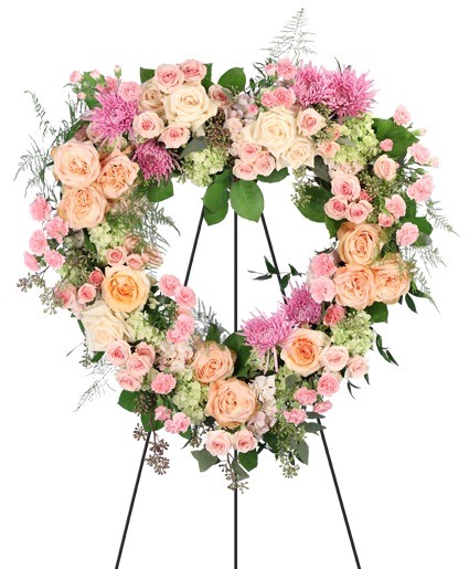 Heartfelt Affection Standing Wreath