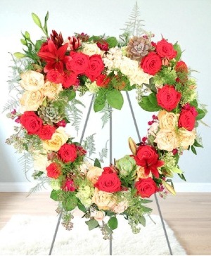 Heartfelt Compassion Standing Wreath