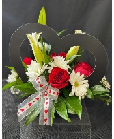 Heartfelt Elegance Mixed Floral Arrangement