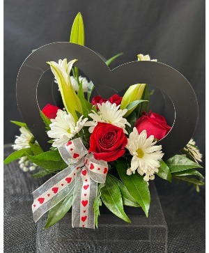 Heartfelt Elegance Mixed Floral Arrangement