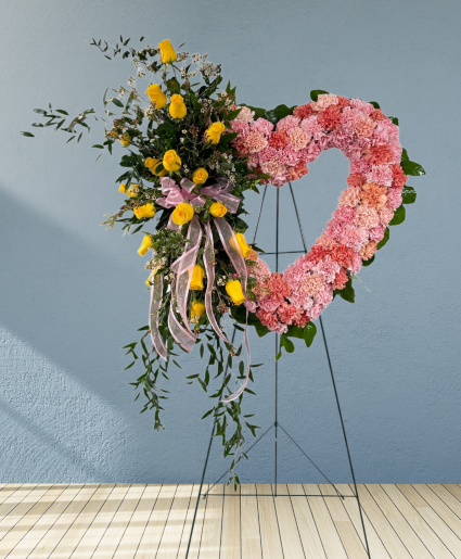 Heartfelt Farewell Standing Spray