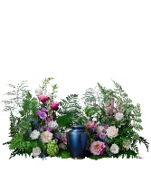 Heartfelt Remembrance Surround Urn All Around Arrangement