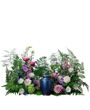 Heartfelt Remembrance Surround Urn All Around Arrangement