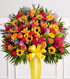 Heartfelt Sympathies Standing Basket 