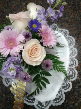 Heartful Pillow Sympathy Flowers