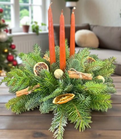 Hearth side glow Centerpiece 