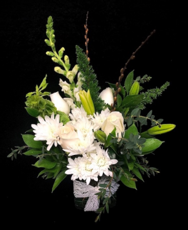 Hearts Desire All White Floral