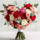 Hearts Desire Wrapped Bouquet