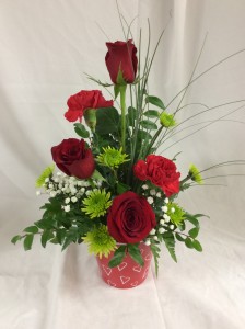 V100 - Heart's Embrace Bouquet Arrangement