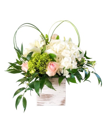 Hearts & Flowers  Box Arrangement in Murfreesboro, TN | Enchanted Flower Shop