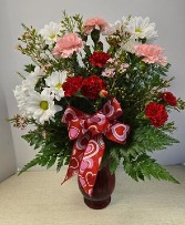 Hearts In Bloom      NFS-V7 Vase