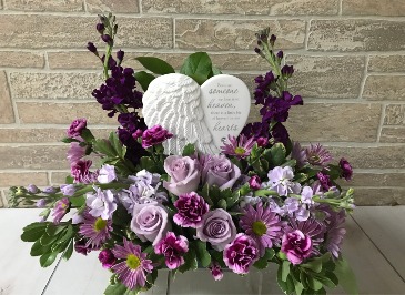 Hearts in Heaven in Purples  in Fort Worth, TX | DAVIS FLORAL DESIGNS
