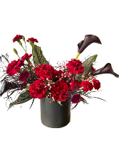 Heatwave  Vase Arrangement  in Broadway, Virginia | Evergreen Floral LLC