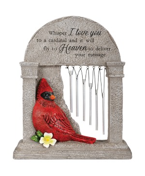 Cardinal Memorial Garden Chime-Heaven Garden Chime