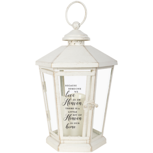 "Heaven In Our Home" Light The Way Lantern 