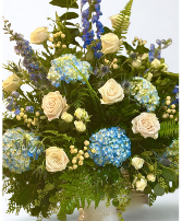 Heavenly Blue sympathy urn